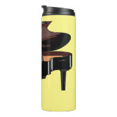 Piano-Cartoon Thermosbecher (Nach rechts gedreht)