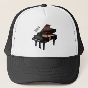 Piano-Cartoon Truckerkappe