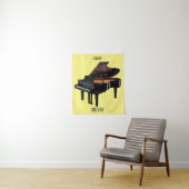 Piano-Cartoon Wandteppich (Beispiel)