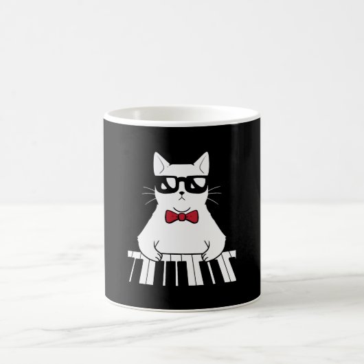 Piano Cat Kaffeetasse (Mittel)