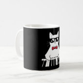 Piano Cat Kaffeetasse (Vorderseite Links)
