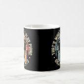 Piano Cat Keyboard Player Chat Musiker Kaffeetasse (Mittel)