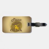 Piano Chick #6 Gepäckanhänger (Rückseite horizontal)