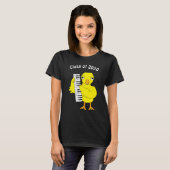Piano Chick Abschluss T-Shirt (Vorne ganz)