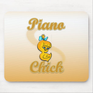 Piano Chick Mousepad