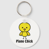 Piano Chick Schlüsselanhänger (Vorderseite)