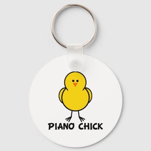 Piano Chick Schlüsselanhänger (Vorderseite)
