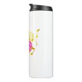 Piano Clef Piano Sheet Music Thermosbecher (Nach rechts gedreht)