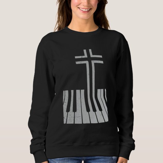 Piano Cross Sweatshirt (Vorderseite)