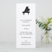 Piano Einladung (Stehend Vorderseite)