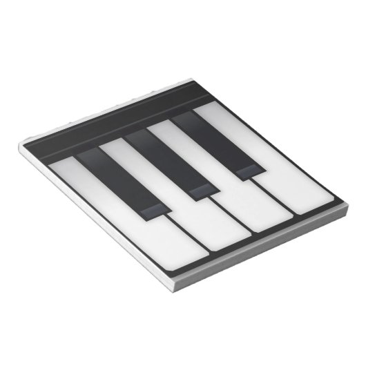 Piano Emoji Notizblock (angewinkelt)