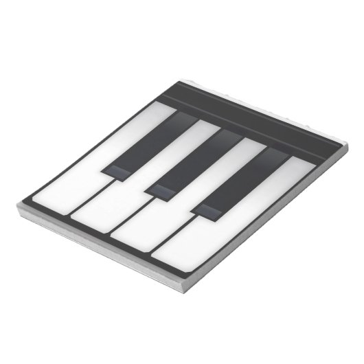 Piano Emoji Notizblock (Rotiert)