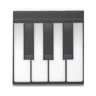 Piano Emoji Notizblock