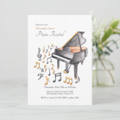 Piano-Erwägung Einladung (Stehend Vorderseite)