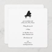 Piano-Erwägung Einladung (Vorne/Hinten)