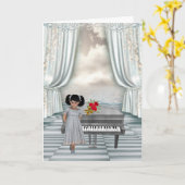 Piano Erwägung Glückwünsche für junge Mädchen Karte (Gelbe Blume)