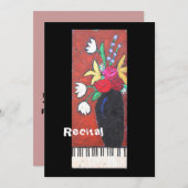 Piano Erwägung II Einladung (Vorne/Hinten)