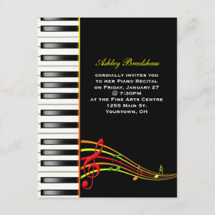 Piano Erwägungsgrund Einladung