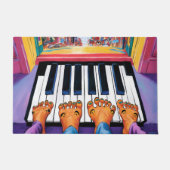 Piano Feet Doormat Fußmatte (Vorderseite)
