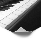 Piano & Feet Poster (Ecke)