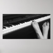 Piano & Feet Poster (Vorne)