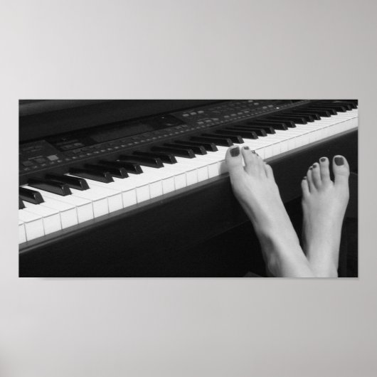 Piano & Feet Poster (Vorne)
