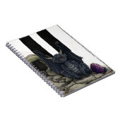 Piano Forest Dragon Notebook Notizblock (Rechte Seite)