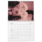 Piano Foto Wall Calendar Kalender (Mär 2026)