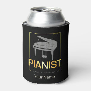 Piano Geboren, Pianist Musiker Vintagen Design Dosenkühler
