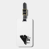 Piano Gepäckanhänger (Vorderseite vertikal)