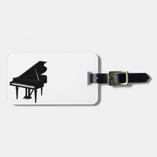 Piano Gepäckanhänger (Vorderseite horizontal)