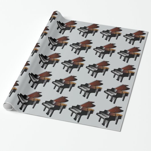 Piano Geschenkpapier (Ungerollt)