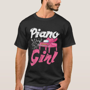Piano Girl Gift Klassisches Musikinstrument Piano T-Shirt
