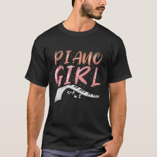 Piano Girl Musician Piano Piano Spieler Frauen Ges T-Shirt