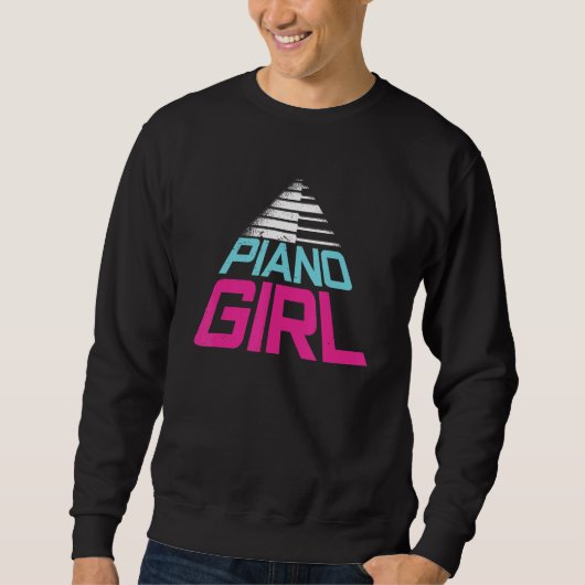 Piano Girl Sweatshirt (Vorderseite)