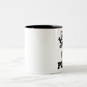 Piano Girl Zweifarbige Tasse (Mittel)