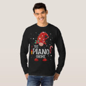 Piano Gnome Matching Family Gnome Pa T-Shirt (Vorne ganz)