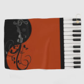 Piano Golfhandtuch (Horizontal)