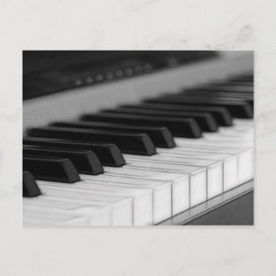 Piano Greetings Postcard Postkarte