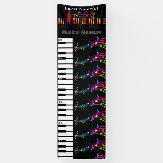 Piano Grow Chart Banner (Vertikal)