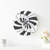 Piano hält die Wall-Uhr Große Wanduhr (Zuhause)