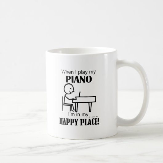 Piano Happy Place Kaffeetasse (Rechts)