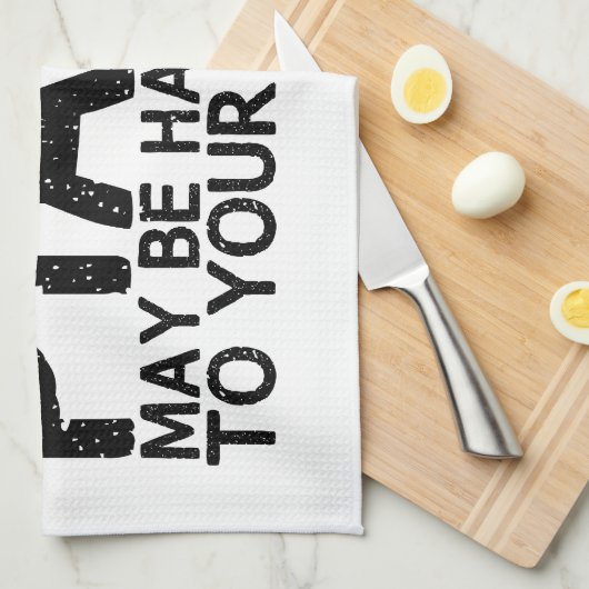 Piano Hazard Handtuch (Viertel Falte)