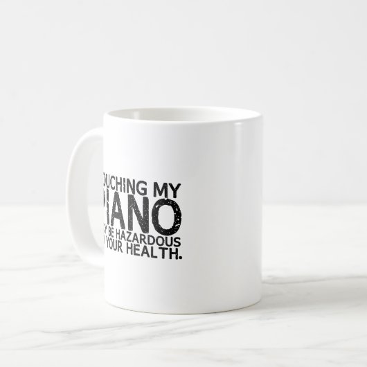 Piano Hazard Kaffeetasse (Vorderseite Links)