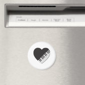Piano Heart Magnet (In Situ (Geschirrspüler))
