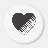 Piano Heart Magnet (Vorne)