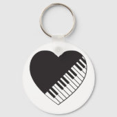 Piano Heart Schlüsselanhänger (Vorderseite)