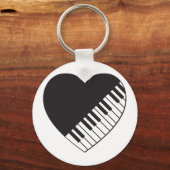 Piano Heart Schlüsselanhänger (Vorderseite)