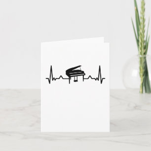 Piano Heartbeat Funny Gift für Pianisten
