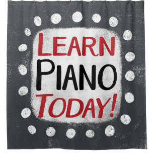 Piano Heute Duschvorhang lernen